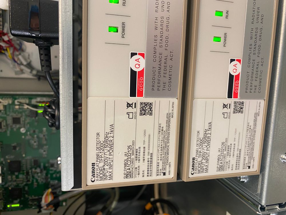 Canon TFP-1200C X-Ray Flat Panel Detectors