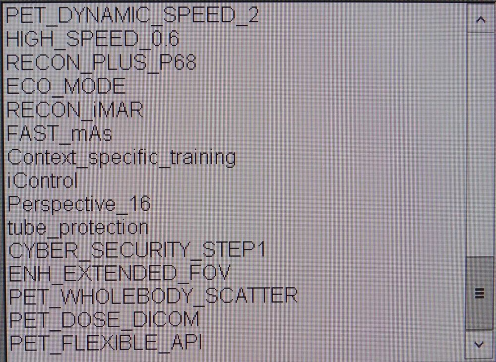 Siemens Biograph Horizon PET/CT Features List