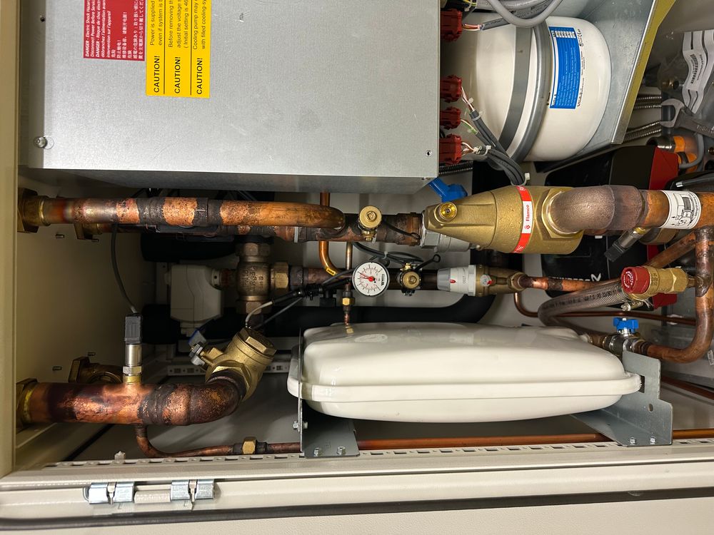Cooling System Internal Plumbing and Expansion Tank