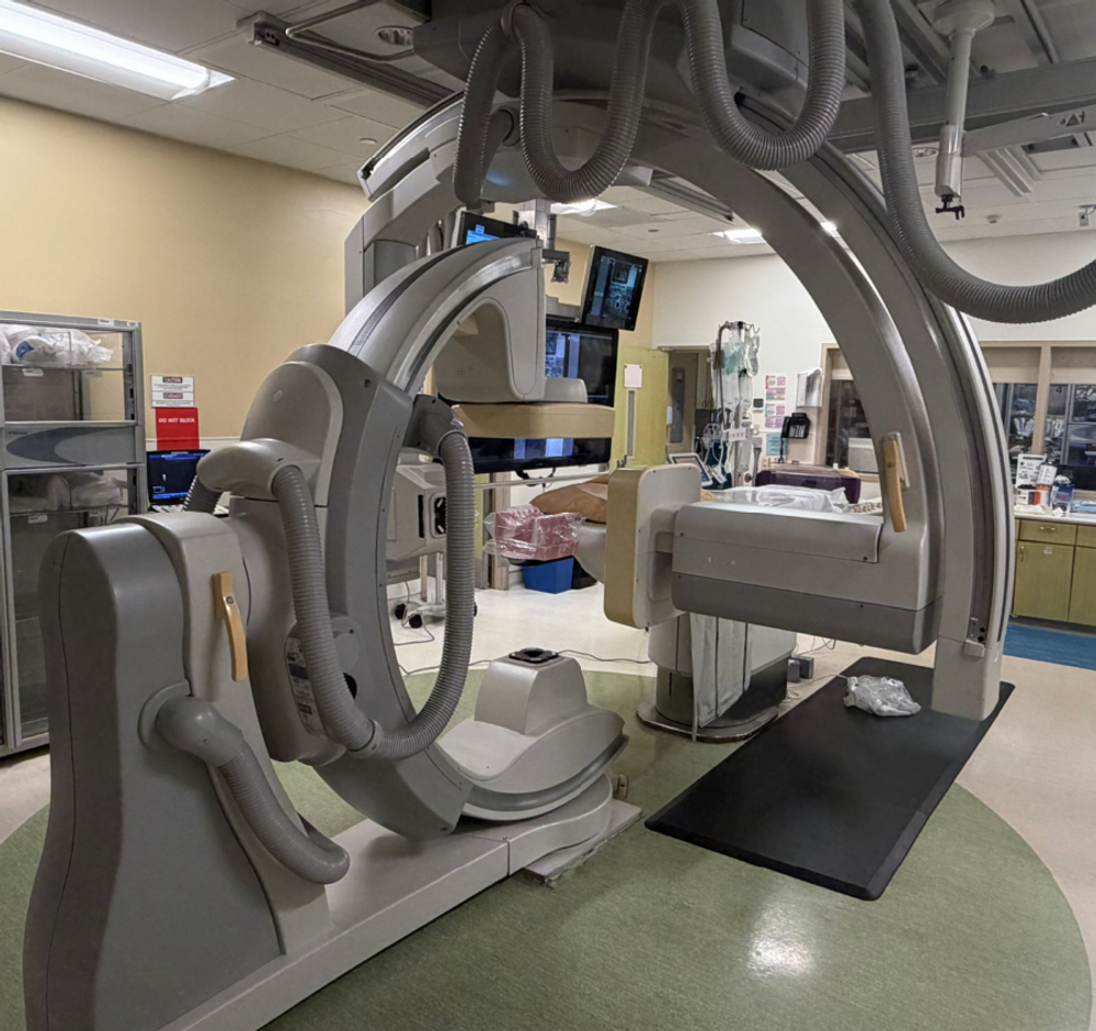 Philips Allura XPER FD 20/20 Biplane System in a Medical Room
