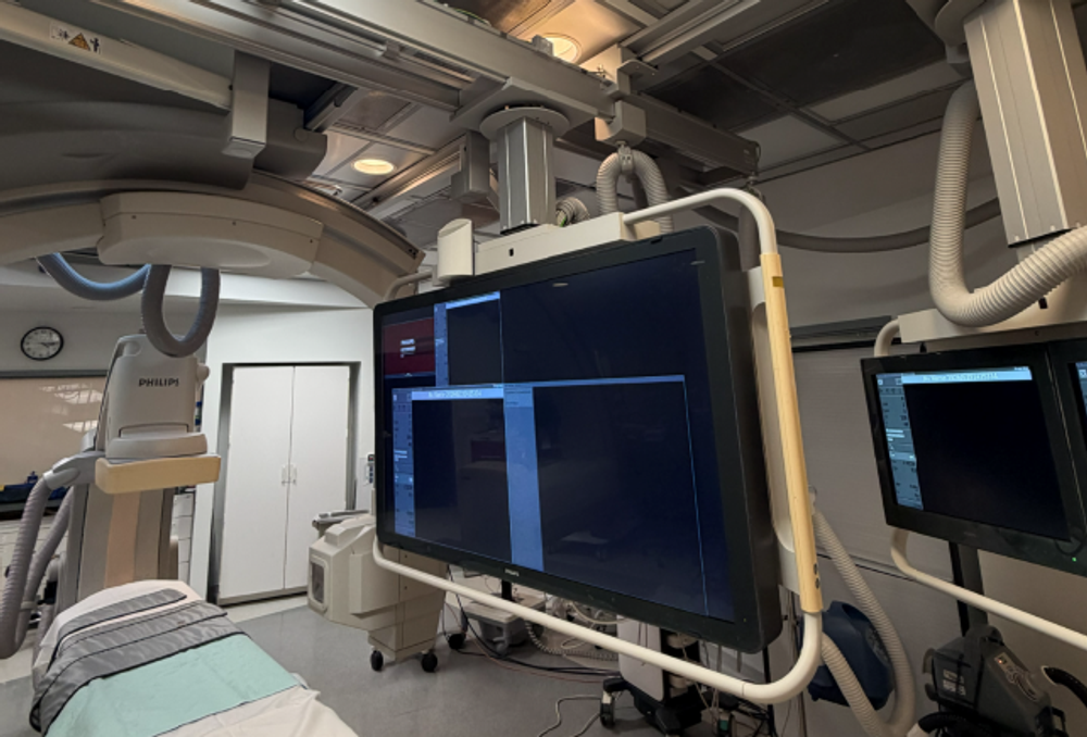Philips Allura Clarity FD 20/20 Biplane System in Interventional Suite