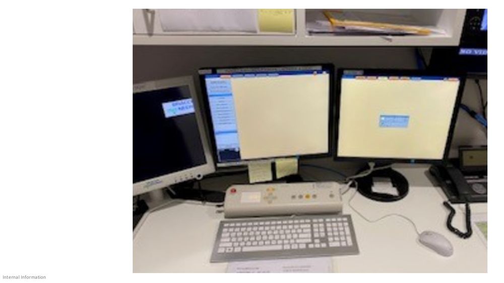 Workstation with Multiple Monitors